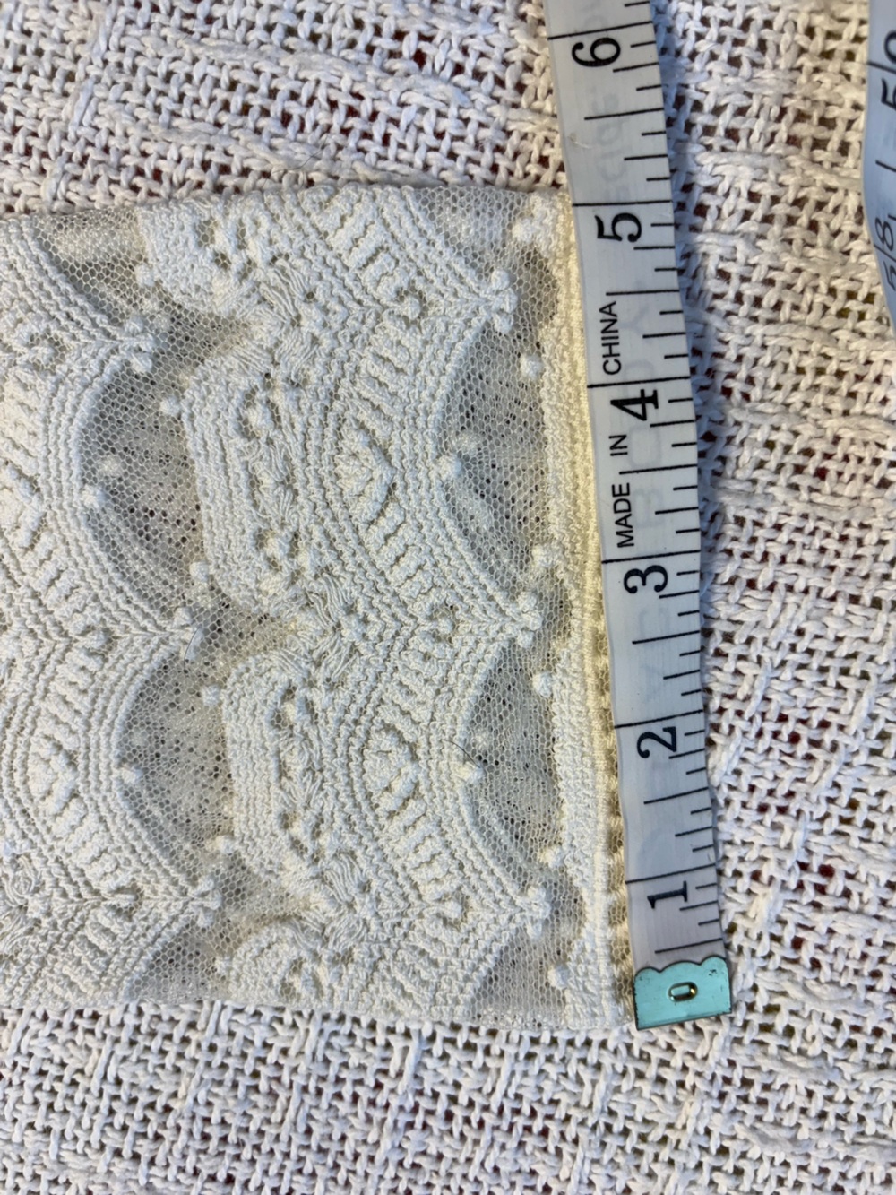 Rabbit Rabbit Rabbit Vintage Off-White Sheer Lace Cropped Shrug Cardigan MED EUC - Picture 11 of 11